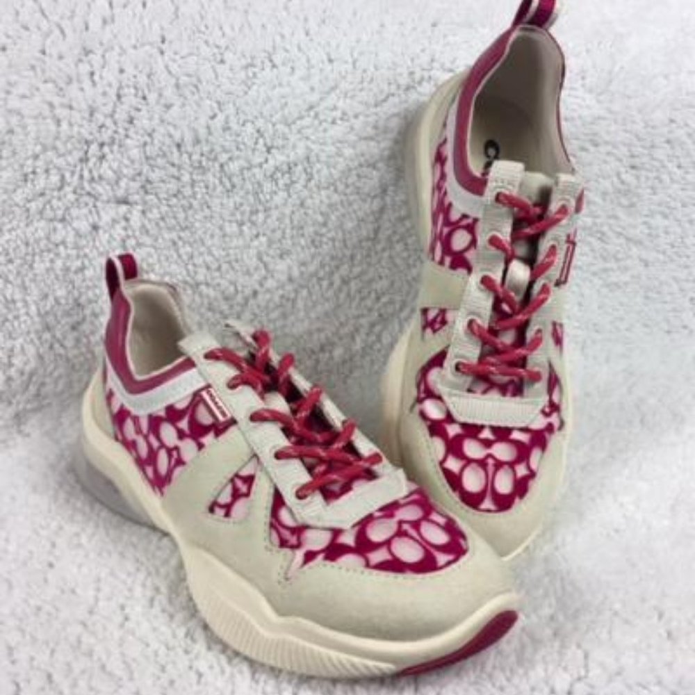 Coach Women City Sole Sig Mesh Runners - Picture 2 of 8